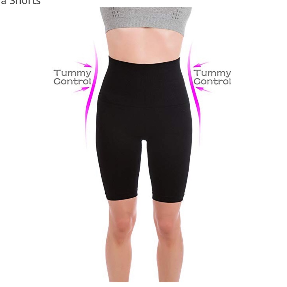 Tummy compression thick high waist biker Bermuda